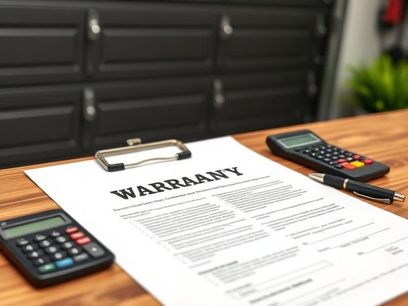 Garage Door Poulsbo warranty certificate with 3-year coverage guarantee